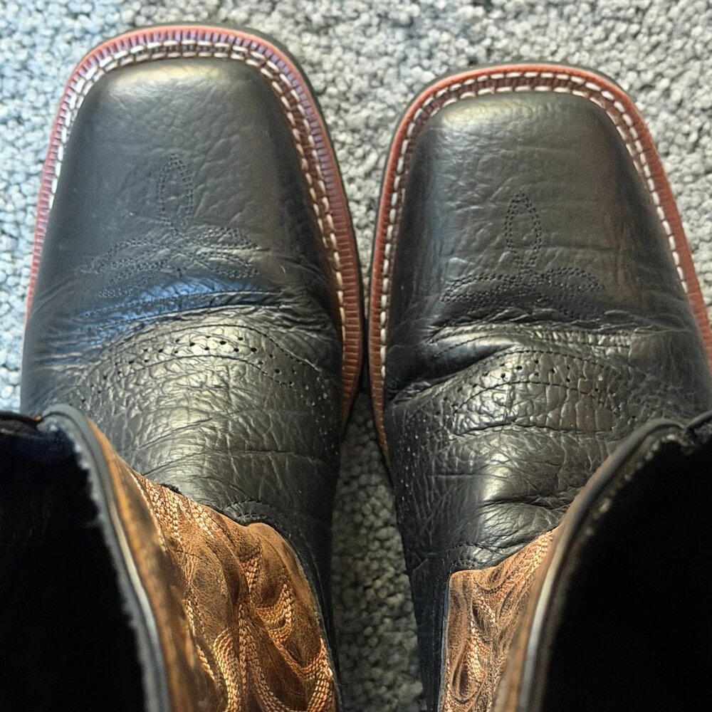 Laredo Topeka Western Boots - Men's Sz. 11D - Two-Tone Design - New WO Box - Picture 12 of 13